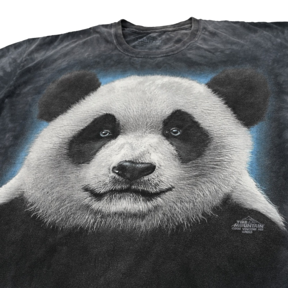 The Mountain Giant Panda Bear Tie Dye T Shirt Men's XL Animals Wild Short Sleeve